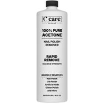 Removedor de esmalte C CARE 100% acetona pura 480 ml Removedor de esmalte C CARE 100% acetona pura 480 ml