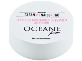 Removedor de Esmalte Clean My Nails to Go - 25 Unidades Océane