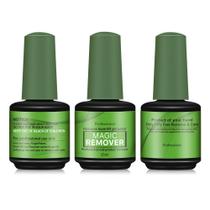 Removedor de Esmalte em Gel 3 Unidades 15 ml Ação Rápida Removedor de Esmalte em Gel 3 Unidades 15 ml Ação Rápida