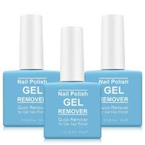 Removedor de esmalte em gel, pacote com 3 ferramentas de remoção de esmalte de unhas, 45 ml Removedor de esmalte em gel, pacote com 3 ferramentas de remoção de esmalte de unhas, 45 ml