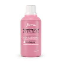 Removedor De Esmalte Farmax Sem Acetona 100ml Removedor De Esmalte Farmax Sem Acetona 100ml
