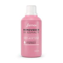 Removedor De Esmalte Farmax Sem Acetona 100ml Removedor De Esmalte Farmax Sem Acetona 100ml