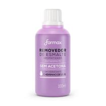 Removedor de Esmalte Farmax Sem Acetona Cheirinho de Uva 100ml Removedor de Esmalte Farmax Sem Acetona Cheirinho de Uva 100ml