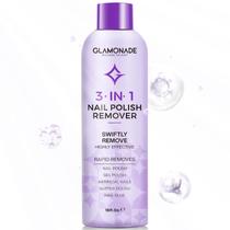 Removedor de esmalte Glamonade Acetone Soak off 480 mL com óleo de uva