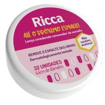 Removedor de Esmalte Lenço - Ricca - 32 Un Removedor de Esmalte Lenço - Ricca - 32 Un