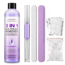 Removedor de Esmalte LOUINSTIC 240ml com Óleo de Lavanda Kit Removedor de Esmalte LOUINSTIC 240ml com Óleo de Lavanda Kit
