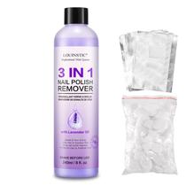 Removedor de Esmalte LOUINSTIC 3 em 1 com Óleo de Lavanda 240ml Removedor de Esmalte LOUINSTIC 3 em 1 com Óleo de Lavanda 240ml