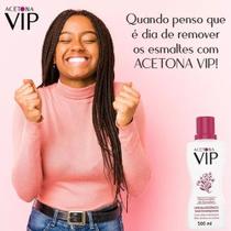 Removedor De Esmaltes Acetona Vip 500ml - Topform Original
