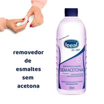 Removedor de Esmaltes Sem Acetona com Vitamina E 500ml Removedor de Esmaltes Sem Acetona com Vitamina E 500ml