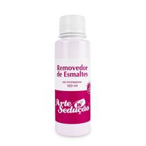 Removedor de Esmaltes Unhas Sem Acetona 120ml, Arte Sedução Manicure Nail Designer Pedicure Esmaltação