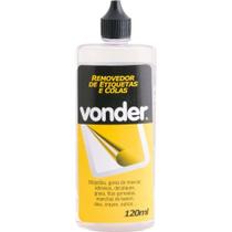 Removedor de Etiquetas e Colas 120ml - 80.99.130.001 - VONDER Removedor de Etiquetas e Colas 120ml - 80.99.130.001 - VONDER
