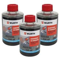 Removedor De Ferrugem 250ml 3 Peças Wurth 0890130251-3