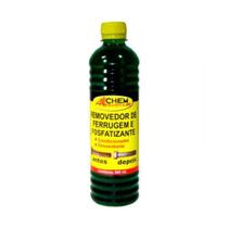 Removedor de Ferrugem e Fosfatizante 500ml Tratamento de Metais Ferrosos Allchem