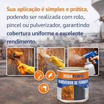 Removedor De Ferrugem Veda Forte Base Epoxi Secagem Ultrarrapida 900ml Removedor De Ferrugem Veda Forte Base Epoxi Secagem Ultrarrapida 900ml