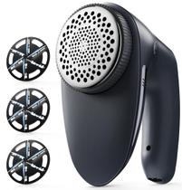 Removedor de fiapos POPCHOSE Fabric Shaver recarregável com lâminas