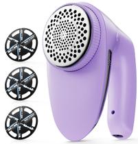Removedor de fiapos POPCHOSE Fabric Shaver recarregável com lâminas