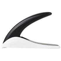 Removedor de grampos acclookss resistente, ergonômico, preto e branco
