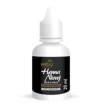 Removedor de Henna Niraj 20ml para Sobrancelhas e Pele