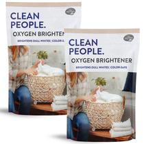 Removedor de manchas, clareador de oxigênio natural Clean People, 2,33 L, pacote com 2 unidades Removedor de manchas, clareador de oxigênio natural Clean People, 2,33 L, pacote com 2 unidades