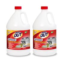 Removedor de manchas de ferrugem IRON OUT Liquid 3.78L, pacote com 2 unidades, pré-misturado