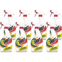 Removedor de manchas de roupa em spray Shout, pacote com 8