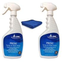 Removedor de manchas PROXI RMC Spray & Walk Away Spot Removal (pacote com 2), desodorizante, limpador de carpetes e estofados + Pano grande de limpeza de microfibra 16 x 16 - RCMPC11849315-24 oz Removedor de manchas PROXI RMC Spray & Walk Away Spot Removal (pacote com 2), desodorizante, limpador de carpetes e estofados + Pano grande de limpeza de microfibra 16 x 16 - RCMPC11849315-24 oz