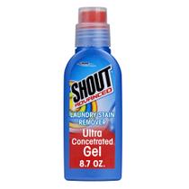 Removedor de manchas Shout Advanced para roupas com escova de limpeza, 8,7 oz