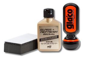 Removedor de Manchas Soft 99 Para Vidros Glass Refresh + Cristalizador de Vidros Ultra Glaco Fusso