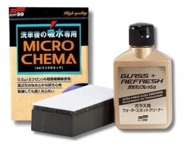 Removedor de Manchas Soft 99 Para Vidros Glass Refresh + Toalha Anti Risco