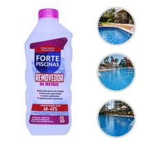 Removedor de Metais Forte Piscinas 1 Litro Prevenção Manchas Remove Ferrugem Ferro Cobre Manganês Removedor de Metais Forte Piscinas 1 Litro Prevenção Manchas Remove Ferrugem Ferro Cobre Manganês