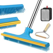 Removedor de pelos de animais de estimação Broom mupapi 3 em 1 com alça de 153 cm