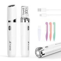 Removedor de pelos faciais BEAUZMO 2 em 1 com luz LED para mulheres