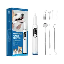 Removedor De Tártaro Ultrassônico Para Cães E Gatos Com Luz LED Ferramenta De Limpeza Dental Para - NONE