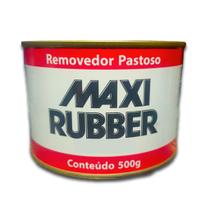 Removedor De Tinta Pastoso Maxi Rubber 500g Pasta Removedora Tintas