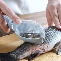 Removedor Descamador Limpador Peixe Escamas Lâmina Coletor Removedor Descamador Limpador Peixe Escamas Lâmina Coletor