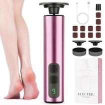 Removedor elétrico de calos nos pés Haroopet 2 em 1 recarregável de 9 velocidades Removedor elétrico de calos nos pés Haroopet 2 em 1 recarregável de 9 velocidades