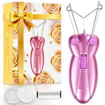 Removedor elétrico de pelos faciais EC VISION para mulheres (rosa)