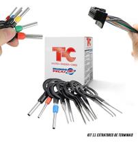 Removedor Extrator De Terminais Conectores 11 Chaves