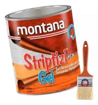 Removedor Tintas Verniz Texturas Striptizi Gel 3,6l E Pincel Removedor Tintas Verniz Texturas Striptizi Gel 3,6l E Pincel