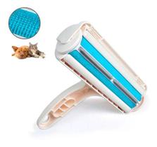 Removedor Tira Pelos Pet Mágico Animais Sofa Cama Roupa Lençol Escova Tira Pelos Cor Branco