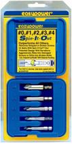 Removedores de parafusos danificados Eazypower Spin It Out 0, 1, 2, 3, 4