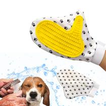 Remover Pelos de Pets e Massagear banho Luva Mágica