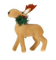 Rena com Coleira Decorativa Enfeite de Espuma 21,5X13X5,5 CM