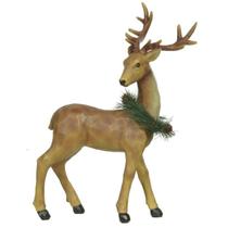 Rena em pé bege - 30cm