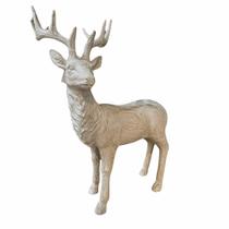 Rena Em Pe Em Resina Esculpida Tok Da Casa Decoracao Natal 38cm