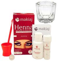Rena para sobrancelhas kit henna makiaj profissional alto rendimento fixação efeito natural dappen Rena para sobrancelhas kit henna makiaj profissional alto rendimento fixação efeito natural dappen