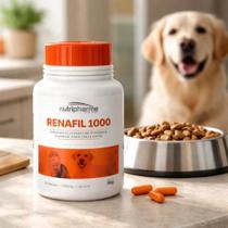Renafil 1000 Mg Suplemento Alimentar Vitamínicos Cães Cachorros Cão 30 Cap Renafil 1000 Mg Suplemento Alimentar Vitamínicos Cães Cachorros Cão 30 Cap