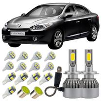 Renault Fluence 2010/2017 Led Farol Baixo Teto Placa Ré T10 Renault Fluence 2010/2017 Led Farol Baixo Teto Placa Ré T10