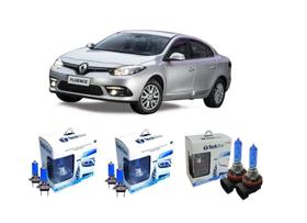 Renault Fluence 2011 A 2018 Kit Super Branca Farol Milha