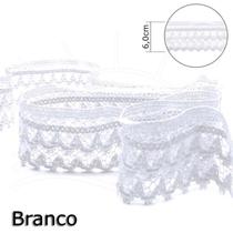 Renda Barroca Branca 6,0cm - 10m